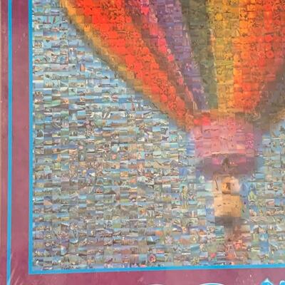 Lot 160: New Puzzles: Peacock, Water Fall  & Hot Air Balloon Photomosaic (Great Gifts!)