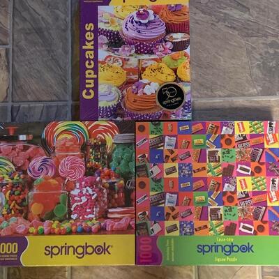 Lot 445: New Springbok Candy/cupcake Puzzles (Great Gifts!)