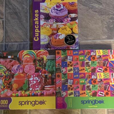 Lot 445: New Springbok Candy/cupcake Puzzles (Great Gifts!)