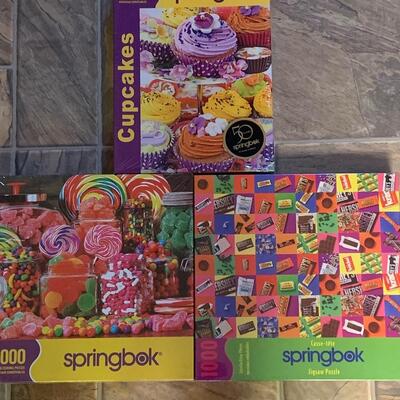 Lot 445: New Springbok Candy/cupcake Puzzles (Great Gifts!)