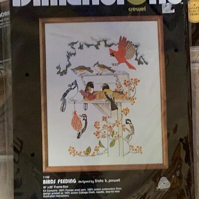 Lot 447: Brand New Dimensions Needle Point Kits (Cardinals & Birds!)
