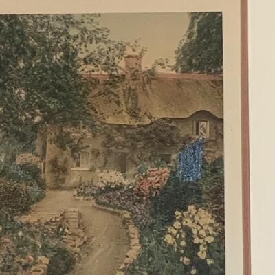 Lot 449:  Vintage "A Garden of Larkspur" by Wallace Nutting