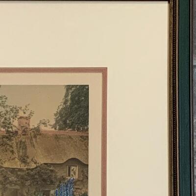 Lot 449:  Vintage "A Garden of Larkspur" by Wallace Nutting