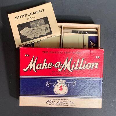 Lot 500: Vintage Card Games, Poker Chips, Parker Brother Game  & More