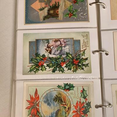 Lot  191: (NEW INFO) Large Collection of Vintage/Antique Christmas Postcards