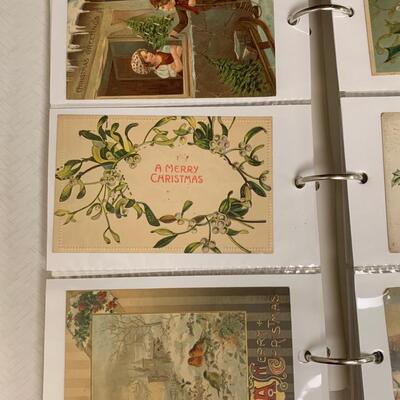 Lot  191: (NEW INFO) Large Collection of Vintage/Antique Christmas Postcards