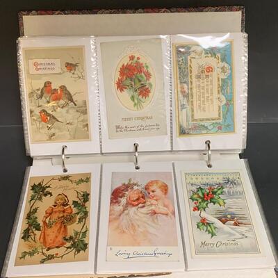 Lot  191: (NEW INFO) Large Collection of Vintage/Antique Christmas Postcards
