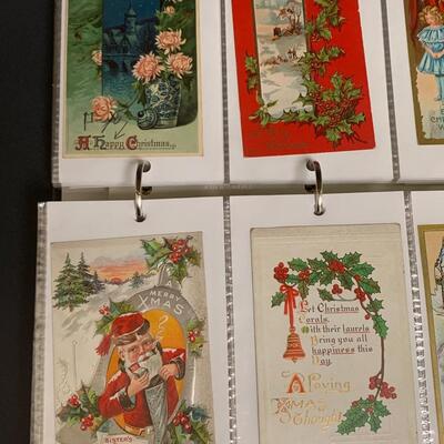 Lot  191: (NEW INFO) Large Collection of Vintage/Antique Christmas Postcards