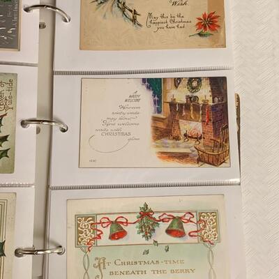 Lot  191: (NEW INFO) Large Collection of Vintage/Antique Christmas Postcards