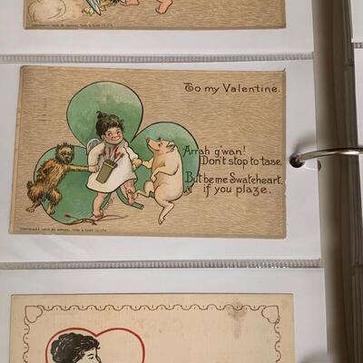 Lot 193: (NEW INFO) Large Collection of Vintage Postcards: Holidays and More
