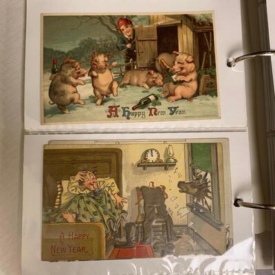 Lot 193: (NEW INFO) Large Collection of Vintage Postcards: Holidays and More