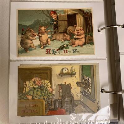 Lot 193: (NEW INFO) Large Collection of Vintage Postcards: Holidays and More