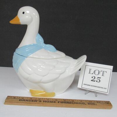 Large Goose Cookie Jar