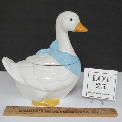 Large Goose Cookie Jar