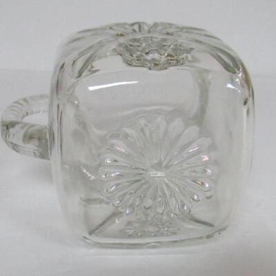 Vintage Early American Prescut Milk Pitcher
