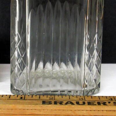 Old Heavy Glass Decanter