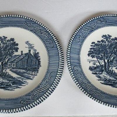 4 Vintage Currier and Ives 10" Plates