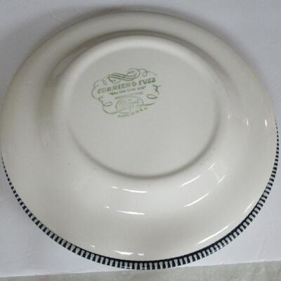 4 Vintage Currier and Ives 10" Plates