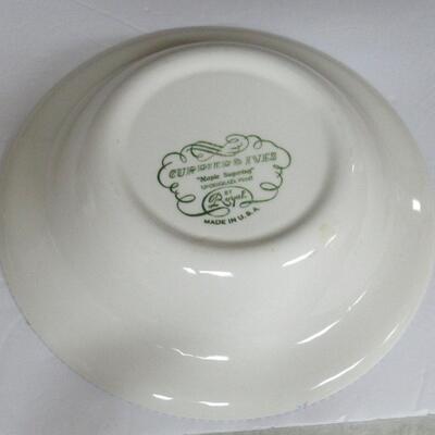 Vintage Currier and Ives 9" Round Bowl