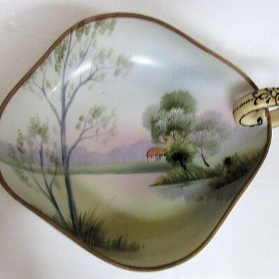 Vintage Nippon Small Handled Dish