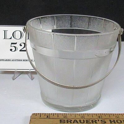 Vintage Glass Ice Bucket