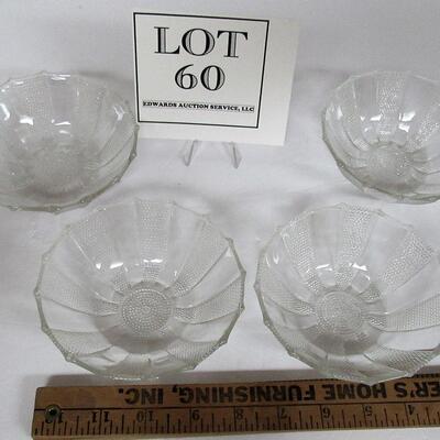 Jeanette Glass Dew Drop Small Bowls