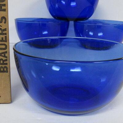 4 Cobalt Blue 5 1/2" Bowls