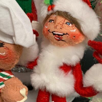 Lot 368 Annalee Dolls: Santa, Elves and More
