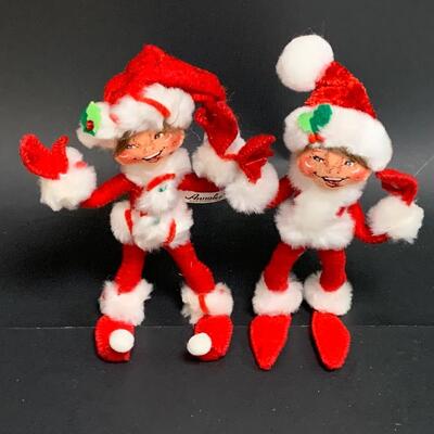 Lot 368 Annalee Dolls: Santa, Elves and More