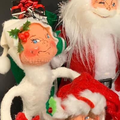 Lot 368 Annalee Dolls: Santa, Elves and More