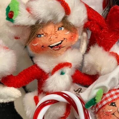 Lot 368 Annalee Dolls: Santa, Elves and More