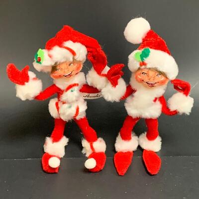 Lot 368 Annalee Dolls: Santa, Elves and More