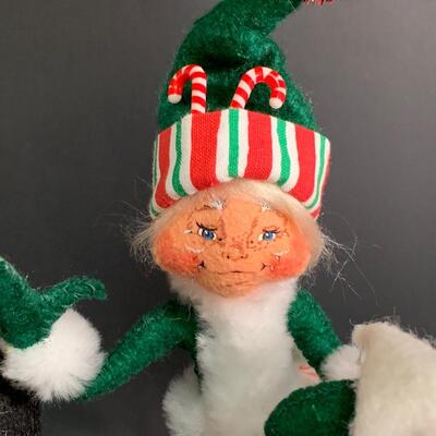Lot 369 Annalee Dolls: Elves, Snowman and More