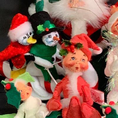 Lot 369 Annalee Dolls: Elves, Snowman and More