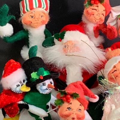Lot 369 Annalee Dolls: Elves, Snowman and More