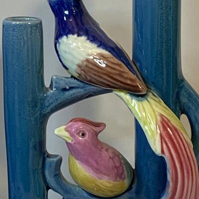 Lot 376 Vintage Wall Pocket, Vase and  Moorcroft Pottery Plates