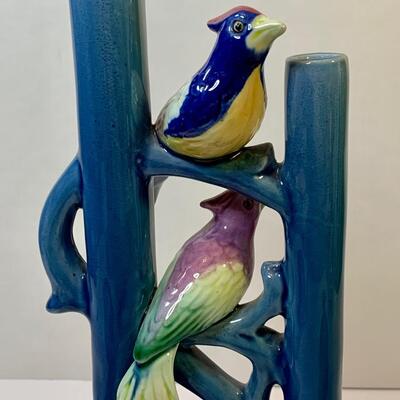 Lot 376 Vintage Wall Pocket, Vase and  Moorcroft Pottery Plates