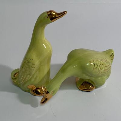 Lot 377 Vintage Carlton Ware  Vase & Vintage Gold Trimmed Birds & trinket Dish