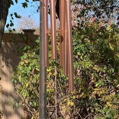 Lot 452 New Gallery Butterfly Wind Chimes with Stained Glass