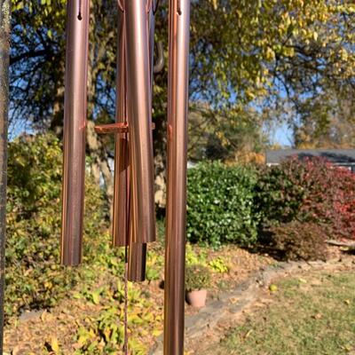Lot 452 New Gallery Butterfly Wind Chimes with Stained Glass