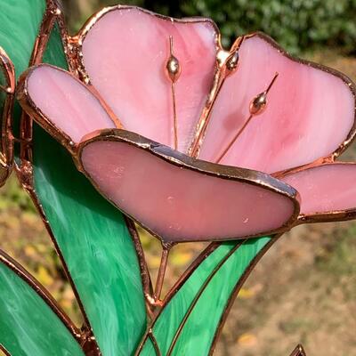 Lot 452 New Gallery Butterfly Wind Chimes with Stained Glass