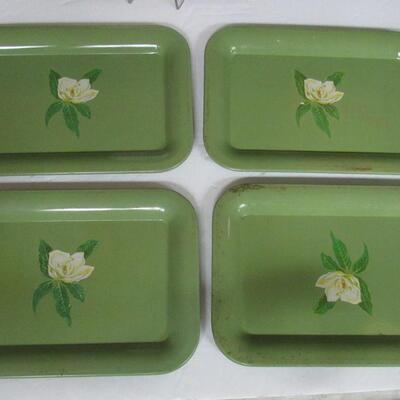 Old Tin Small Trays Set of 8