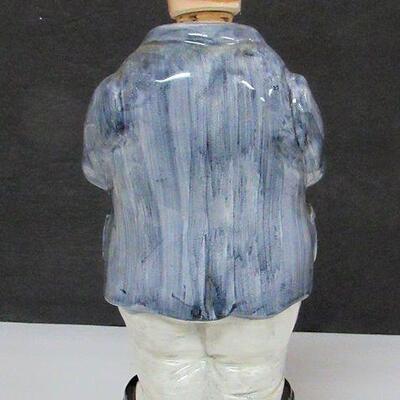 Vintage Sailor Booze Bottle Music Box, Works