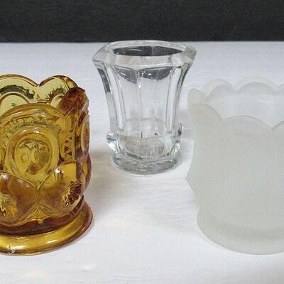 Vintage Toothpick Holders and Glass Napkin Ring
