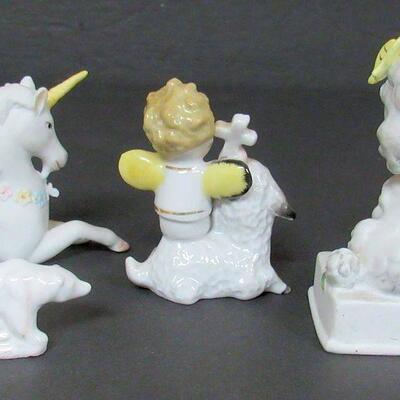 Lot of Vintage Knick Knacks, Tiny Wade Bear, Unicorn, More