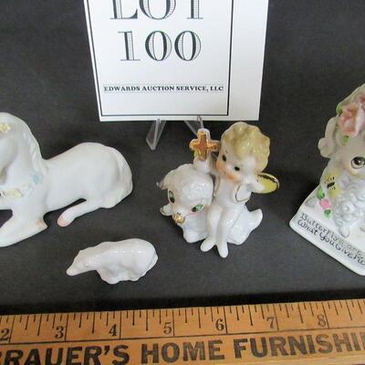 Lot of Vintage Knick Knacks, Tiny Wade Bear, Unicorn, More