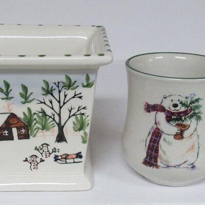Christmas Lot Planter, Votive, Mug and Countdown Magnet