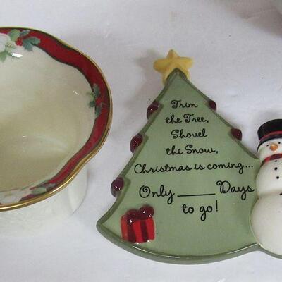 Christmas Lot Planter, Votive, Mug and Countdown Magnet