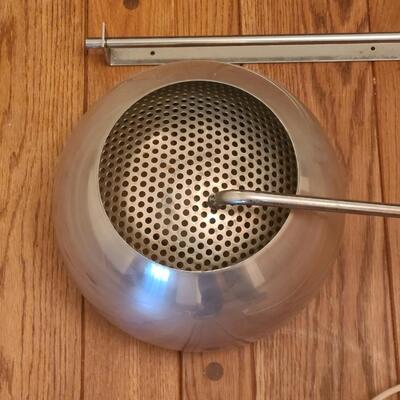 Lot 510: Vintage MCM Chrome Wall Mount / Swing Lamp