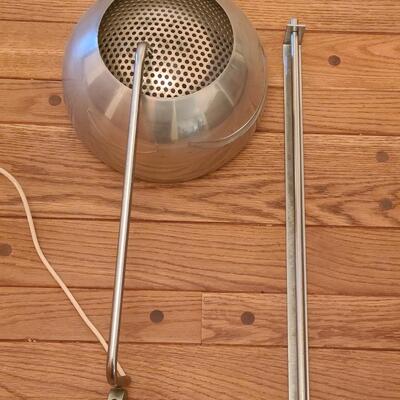 Lot 510: Vintage MCM Chrome Wall Mount / Swing Lamp